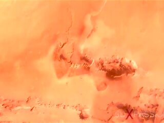 Alieno adulti video a il mars base camp&excl; un sensational arrapato donna prende il anale scopata