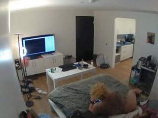 Hidden Camera catches cheating BLM Neighbor Fucking My Teen Wife in My own Bed