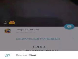 Brasileira se mostrando nē periscope