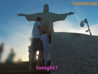 Fantasztikus porn� -val egy brazil utcán lány válogatott fel -től christ a redeemer -ban rio de janeiro