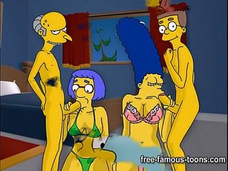 Simpsons 헨타이 단단한 주신 제