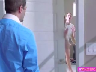 Blue eyed beauty Dani Daniels gets her ass stretched wih huge putz